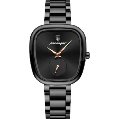 Poedagar New Unique Design Stainless Steel Ladies Watch