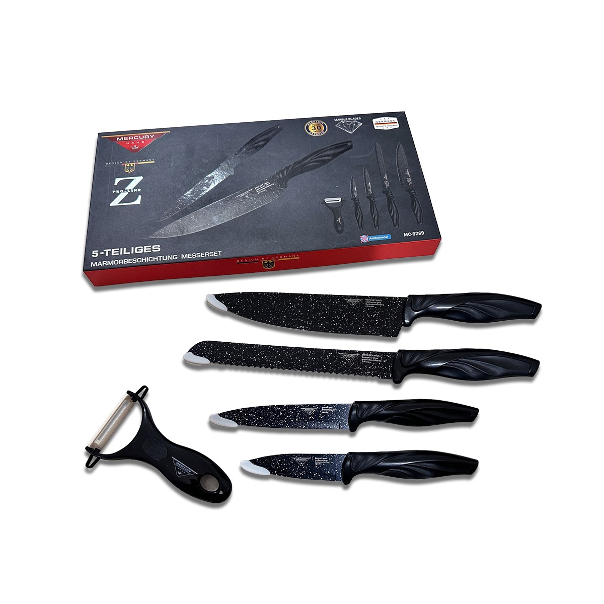 Zepter 5 Pcs Non-Stick Kitchen Knife Set ।
