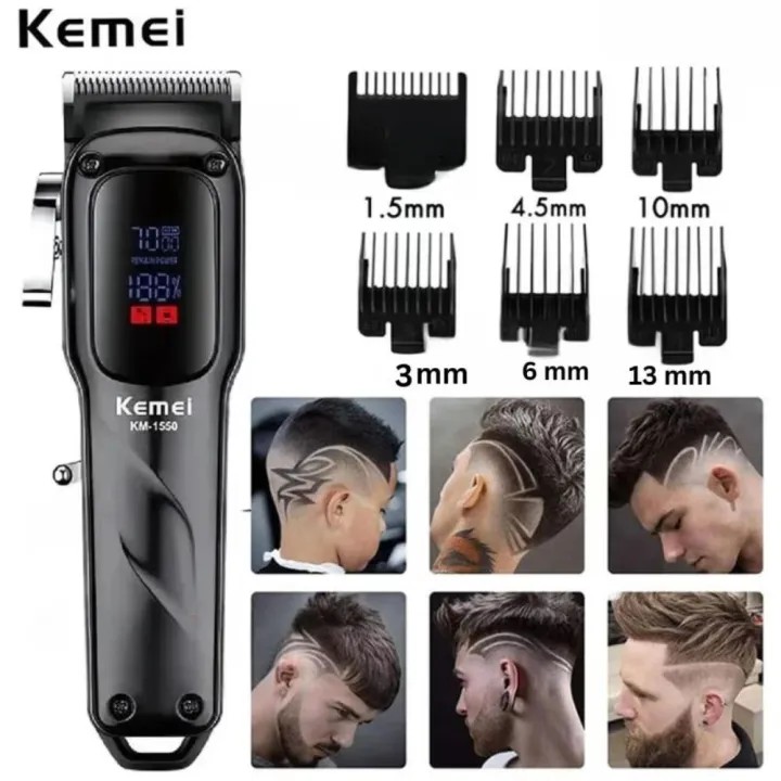 ✂️ Kemei KM-1550 Professional Hair & Beard Trimmer ✂️_img_1