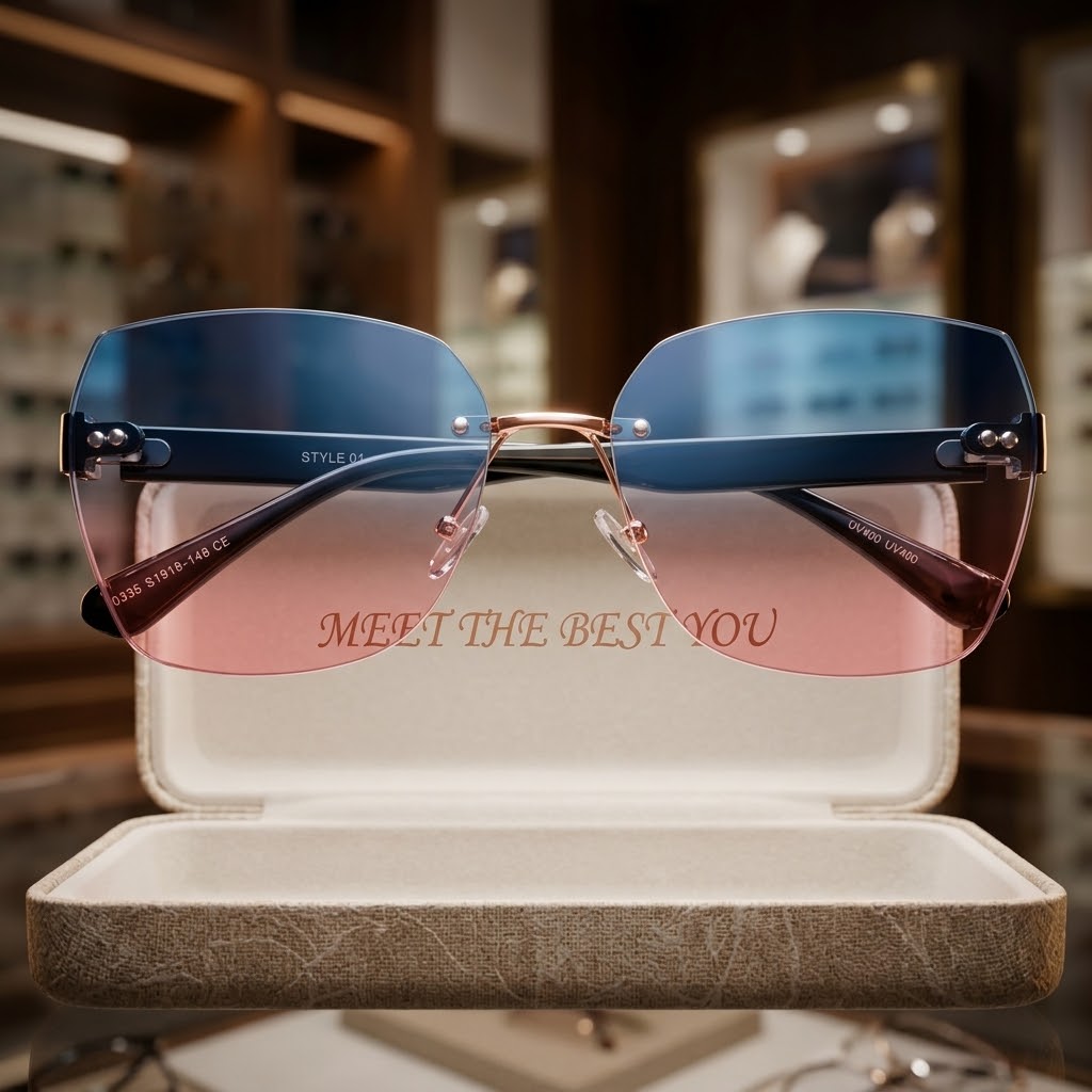 Glasses Female Korean Version Fashionable Sunglasses_img_2