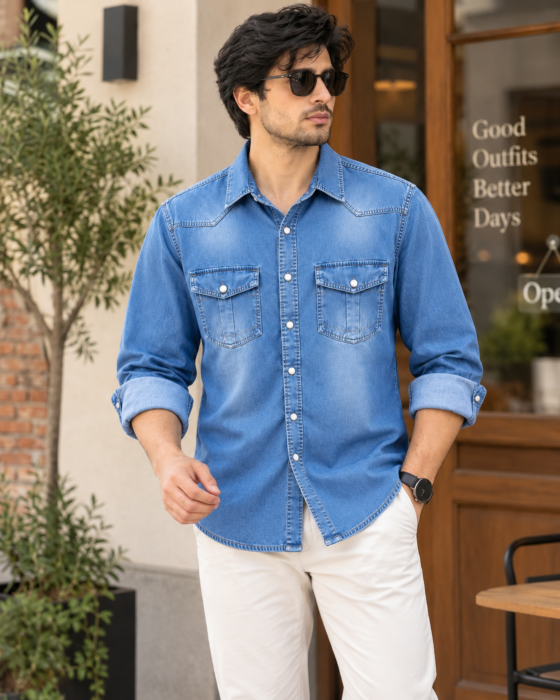 Premium Trendy Denim Shirt