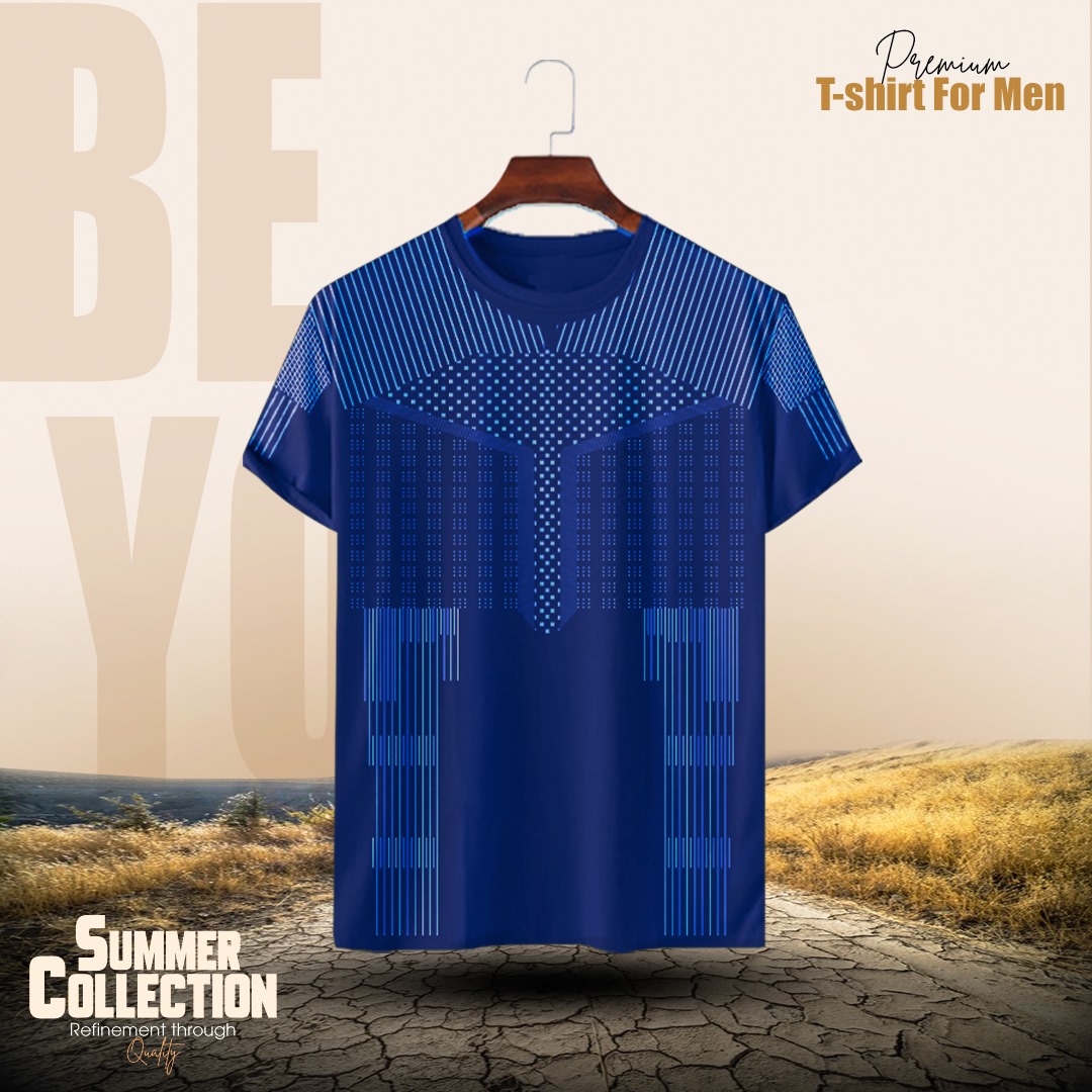 Stylish Comfortable Sports T-Shirt 5 Pcs Combo – Summer Collection_img_4