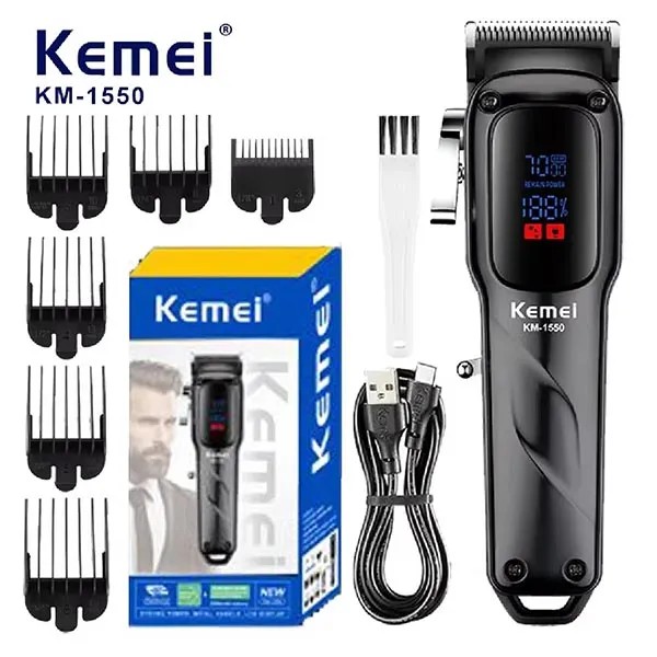 ✂️ Kemei KM-1550 Professional Hair & Beard Trimmer ✂️