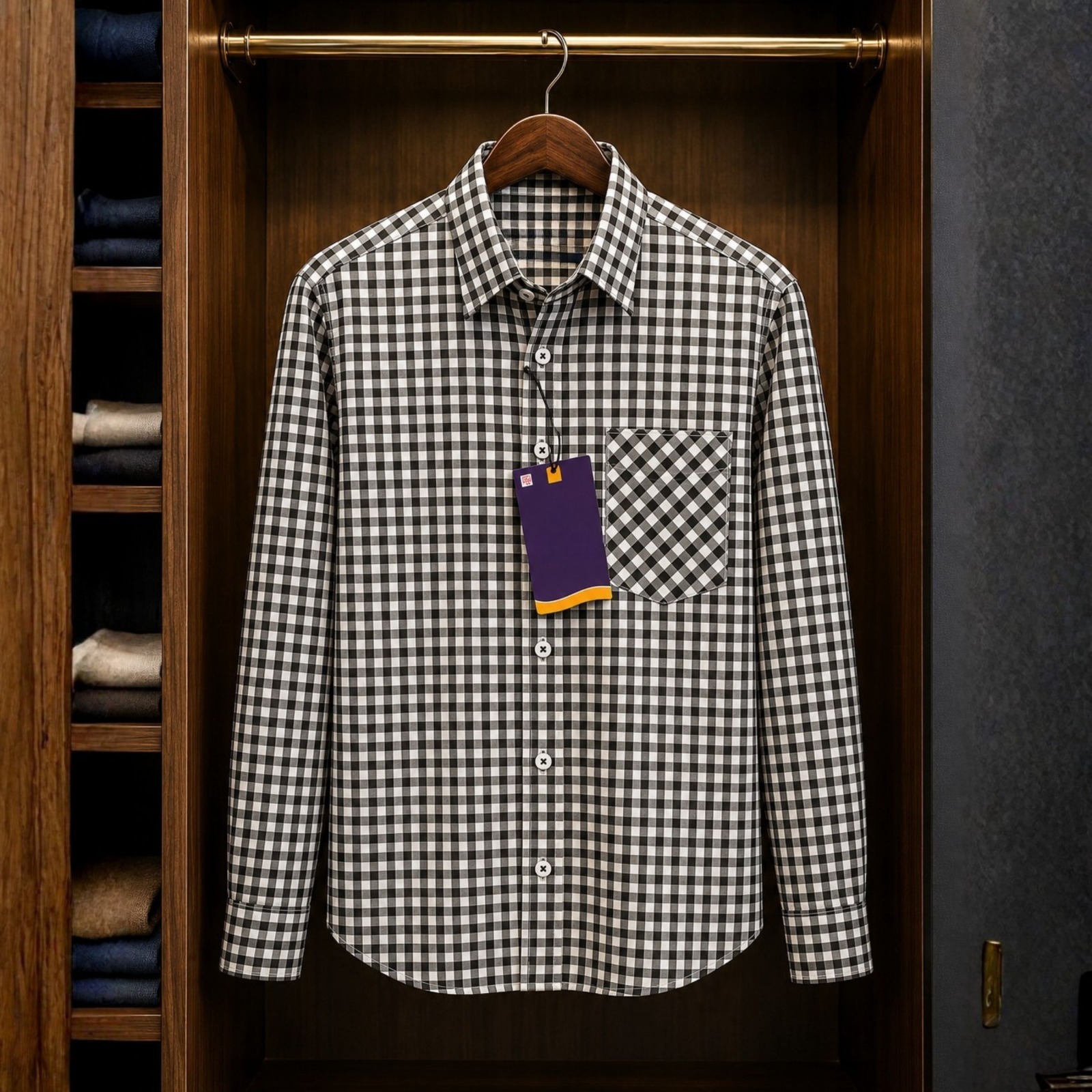 Formal Official Cotton Check Shirt_img_5