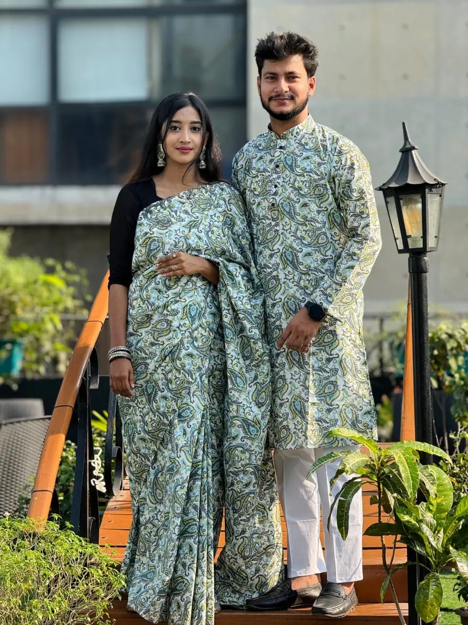 প্রিমিয়াম কটন মিক্স ডিজিটাল প্রিন্ট কাপল সেট 💖