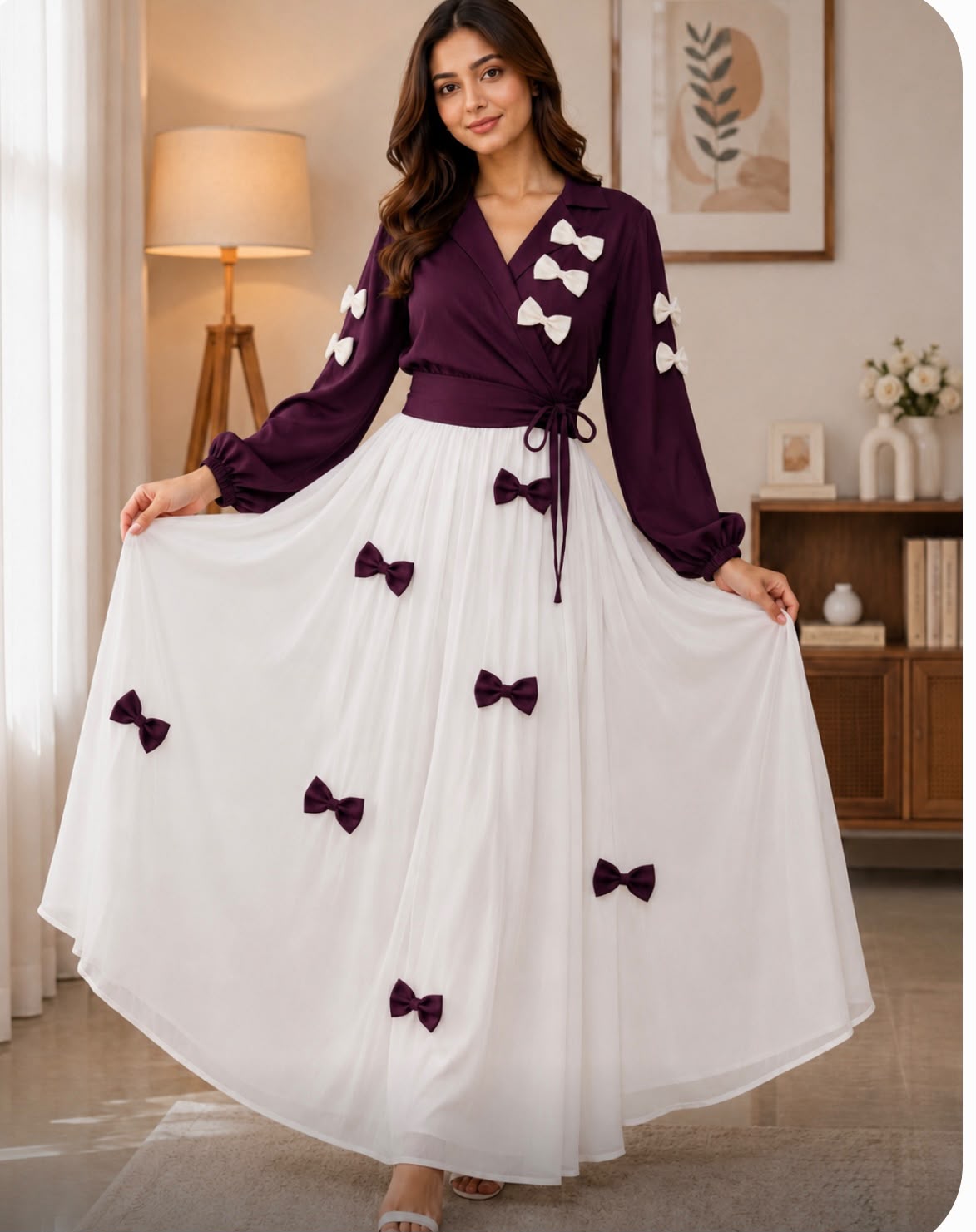 Stylish Tops and Skirt Set_img_3