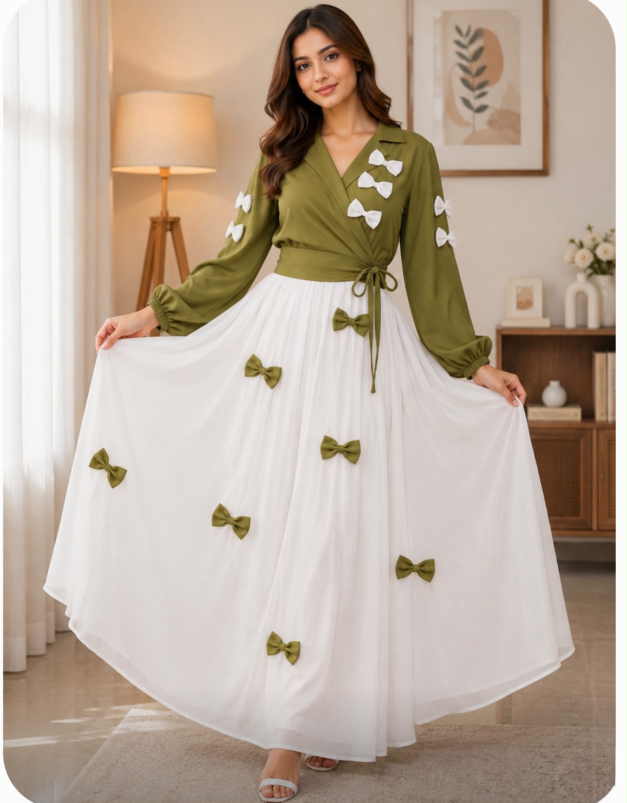 Stylish Tops and Skirt Set