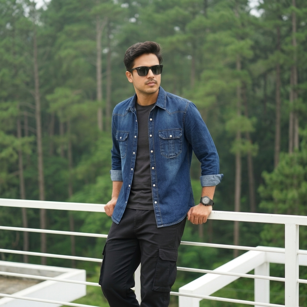Premium Trendy Denim Shirt