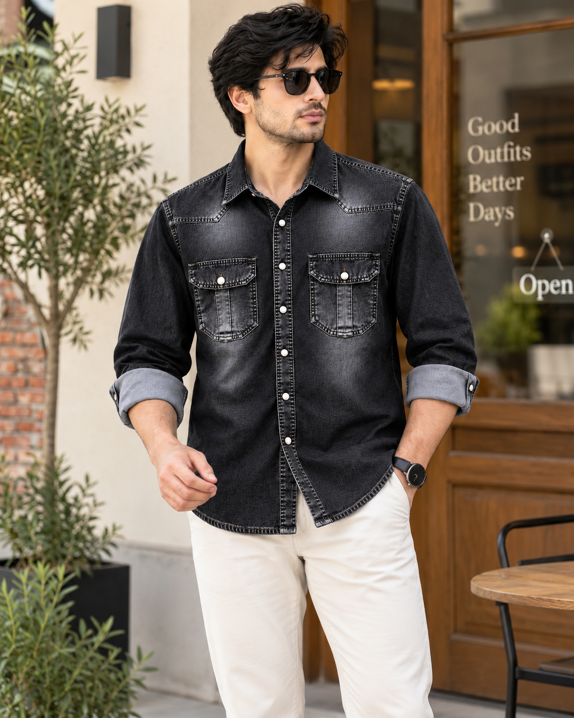 Premium Trendy Denim Shirt