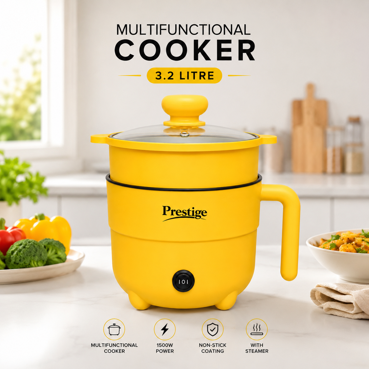 Prestige Multifunctional Cooker (3.2L)।_img_2