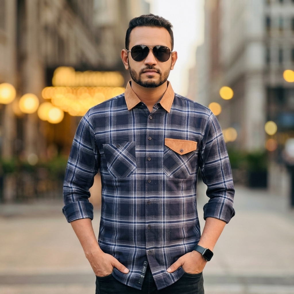 Premium Cotton Double Pocket Shirt
