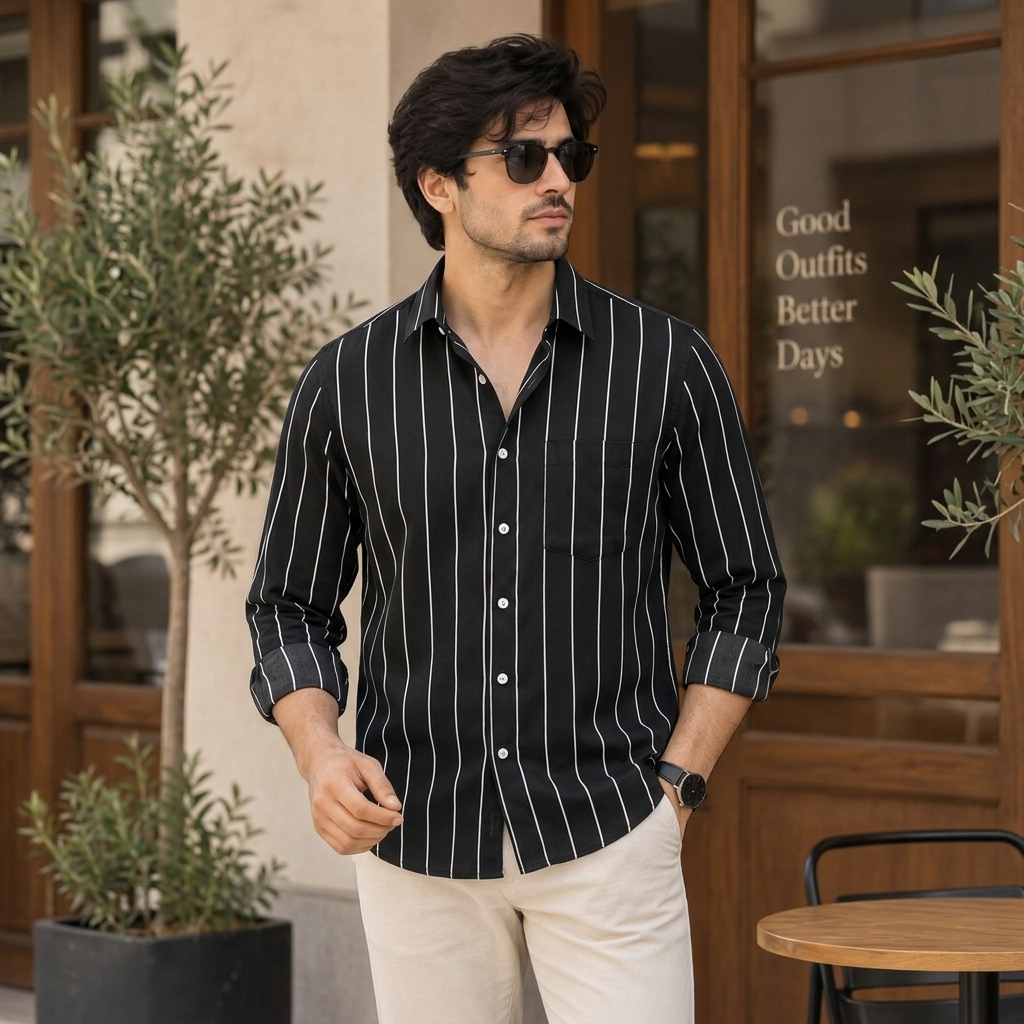 Formal Official Cotton Check Shirt