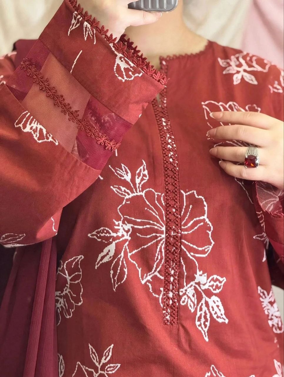 Cotton dress with skin Print_img_1