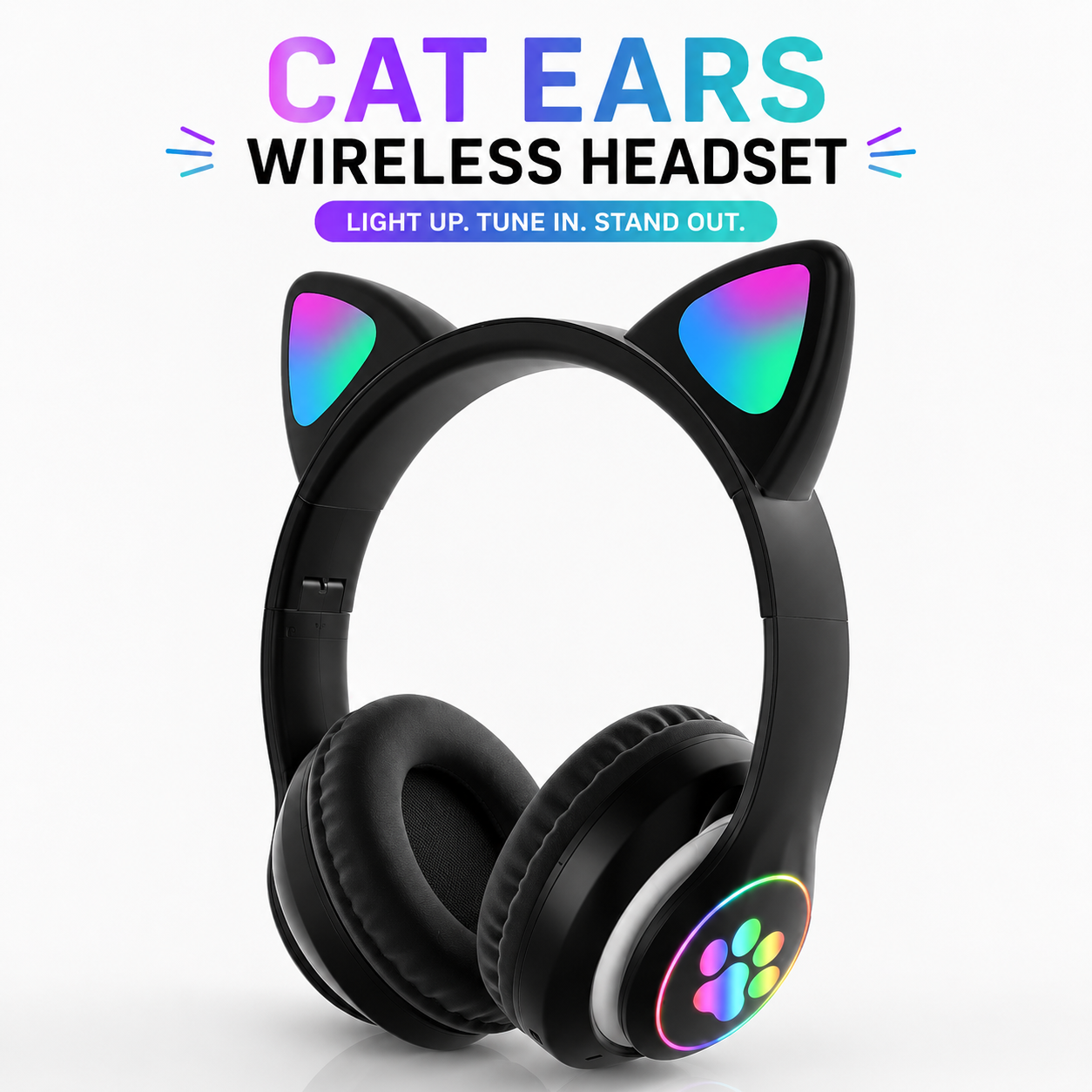 CAT STN-28 Wireless Cat Ear Headset_img_1