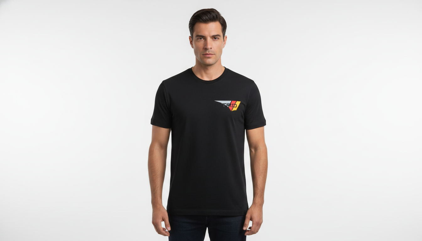 Men’s TRD Motorsport Racing Tee | Premium Black T-Shirt with Heritage Tri-Color Graphic_img_3