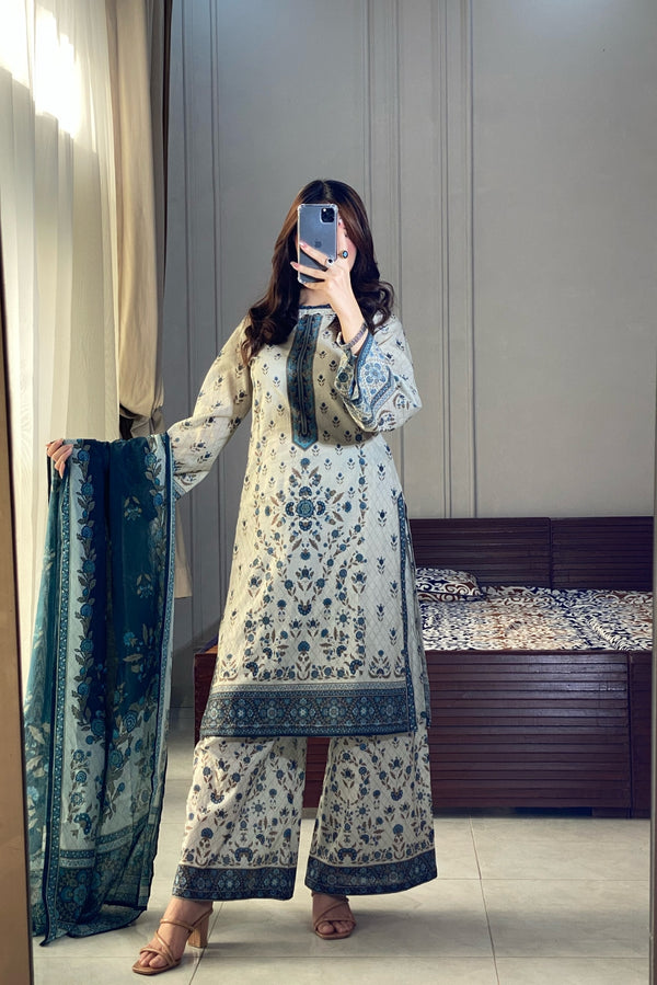 New Trendy Cotton Three Piece (Eid Special)_img_2