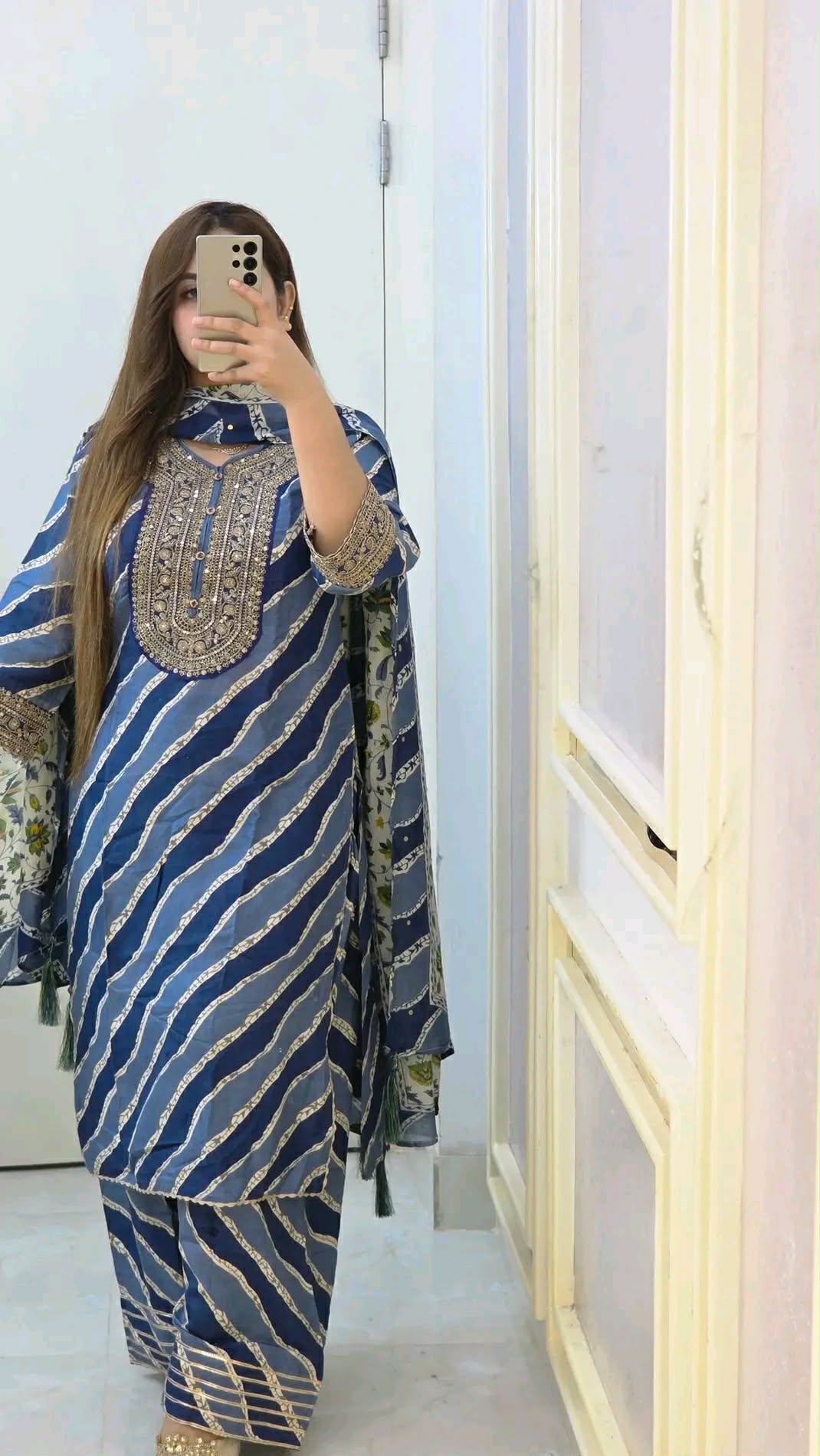 New Arrival Three Piece Set (Classy Blue)