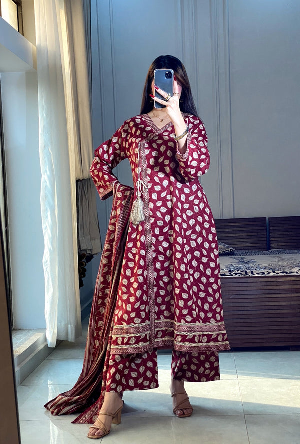 New Khaddar Gown Three Piece Set (2026 Eid Special)_img_2
