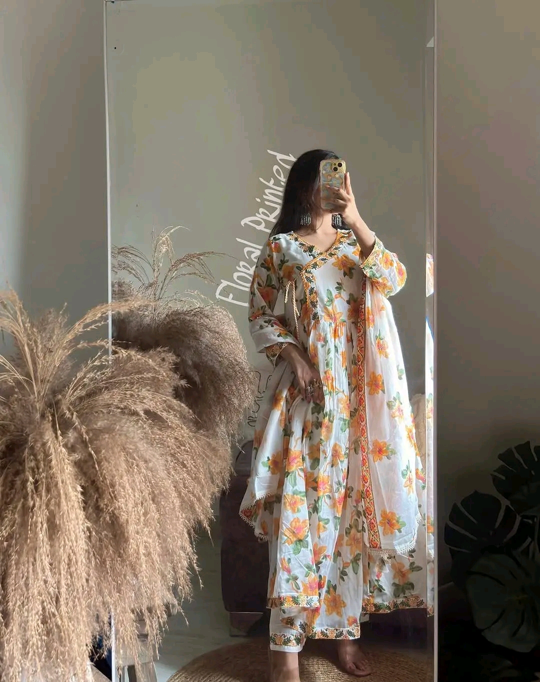 New Anarkoli Gown Three Piece set