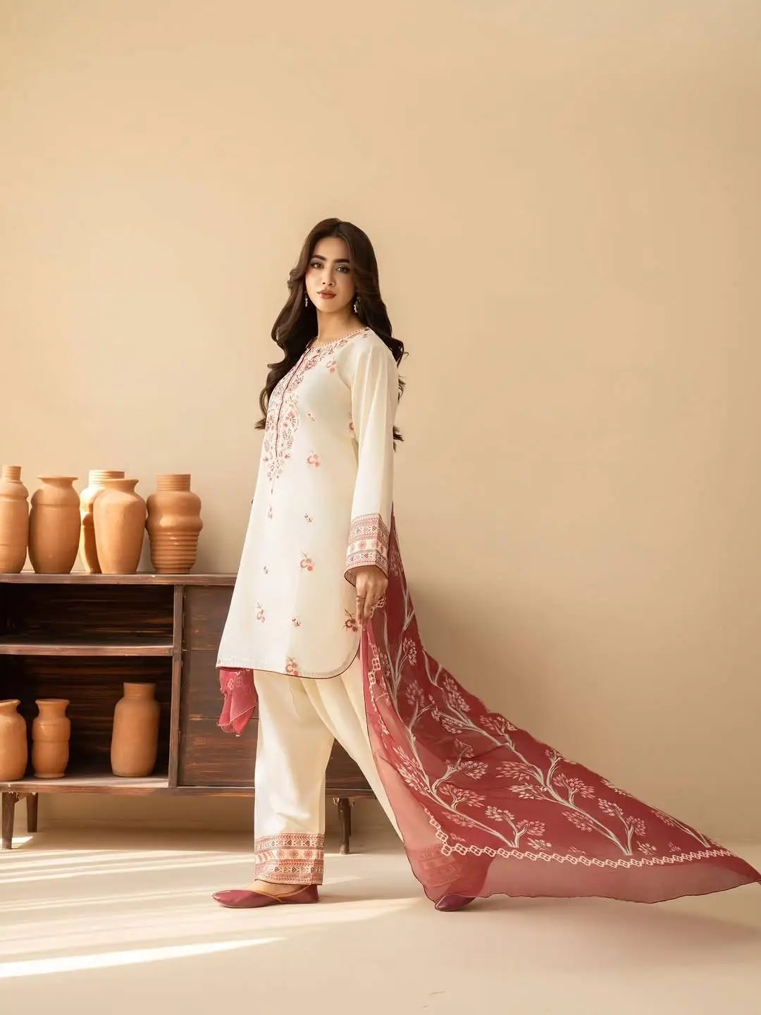 New Arrival Farshi Shalwar Three Piece Collection_img_2