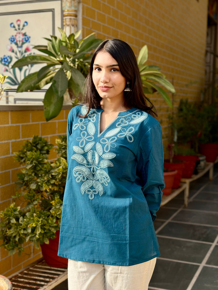 Trendy Embroidery Short Kamiz (1 piece)_img_2