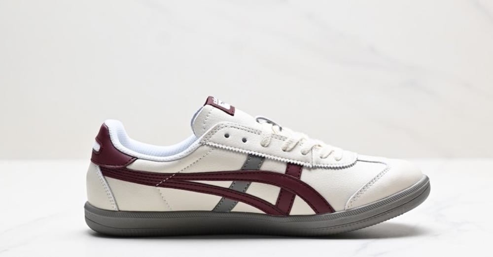Onitsuka Tiger TokuTen Beige With Maroon Step