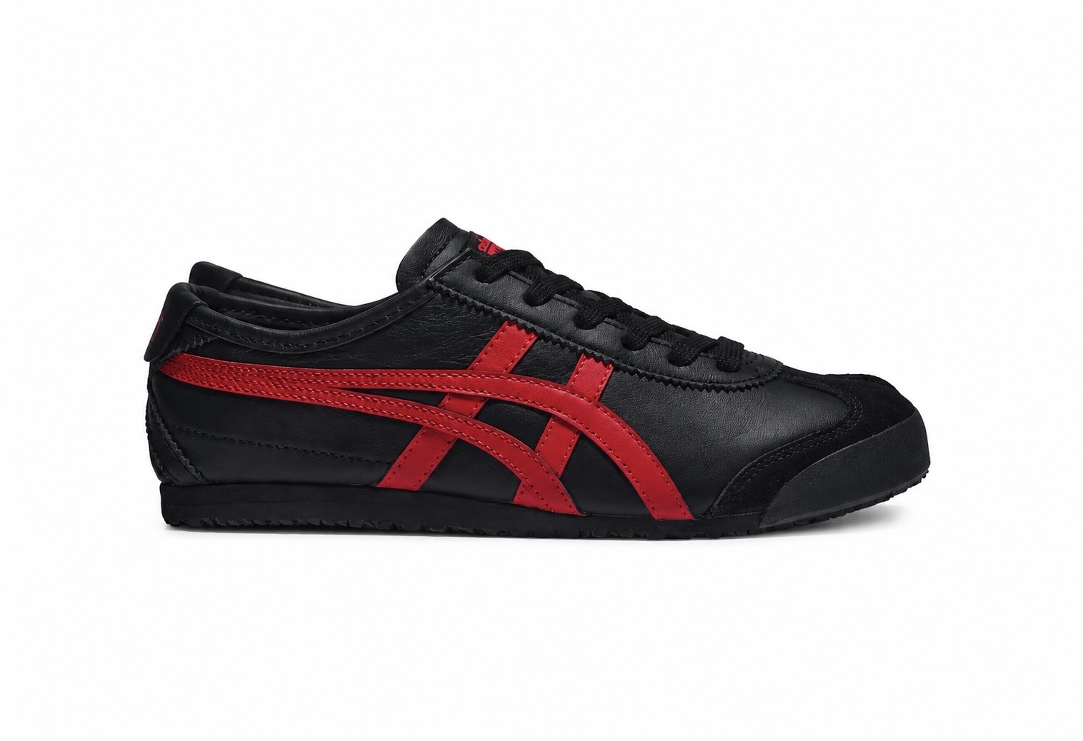 Onitsuka Tiger Mexico 66 Black with Red step