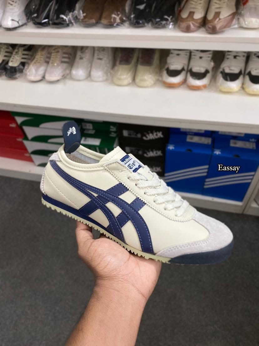 Onitsuka Tiger Mexico 66 Off-white white Navy Blue Step