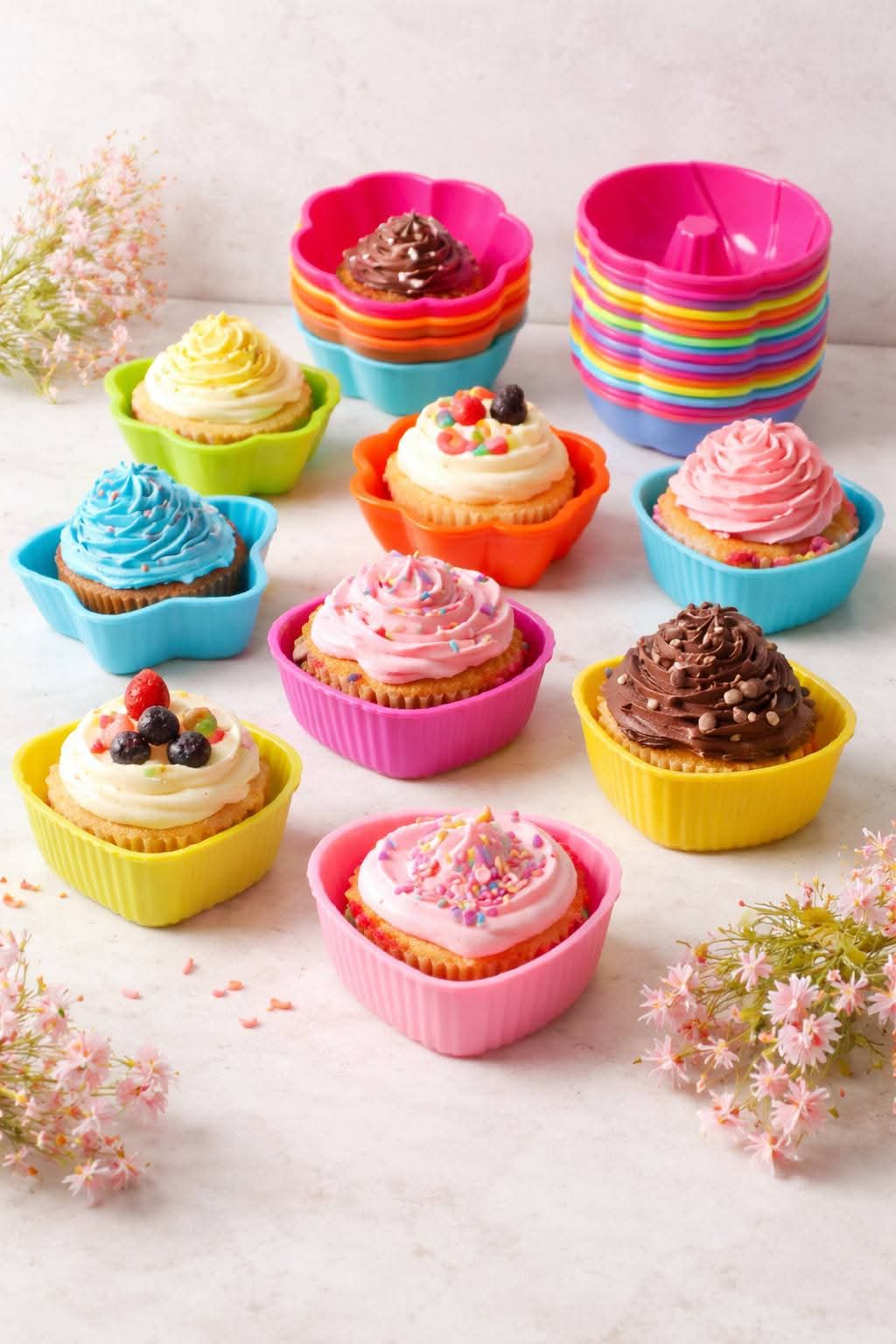 Silicone Cupcakes Baking Cups