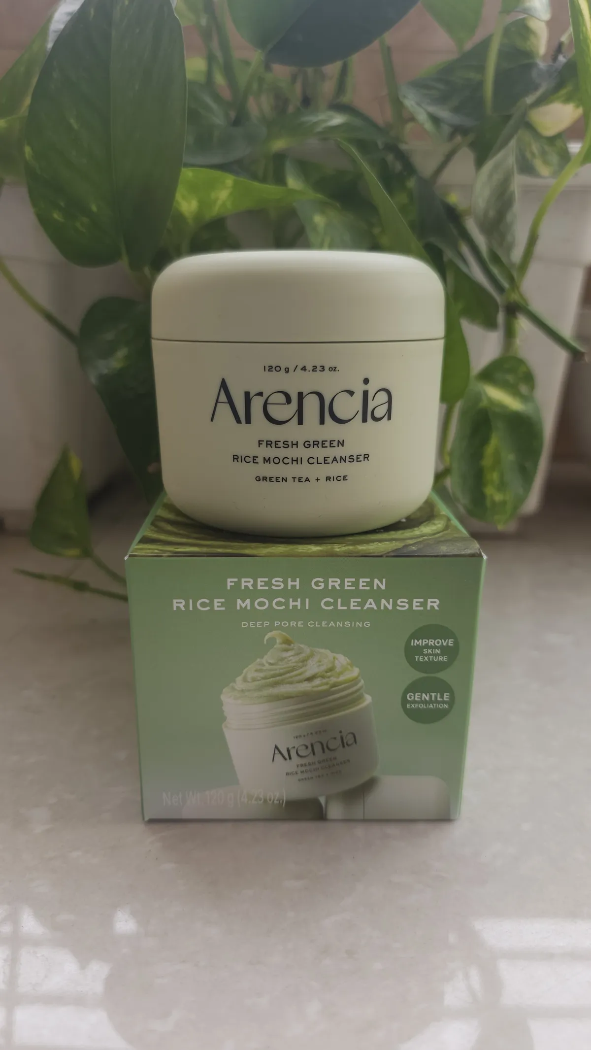 Arencia Fresh Green Rice Mochi Cleanser