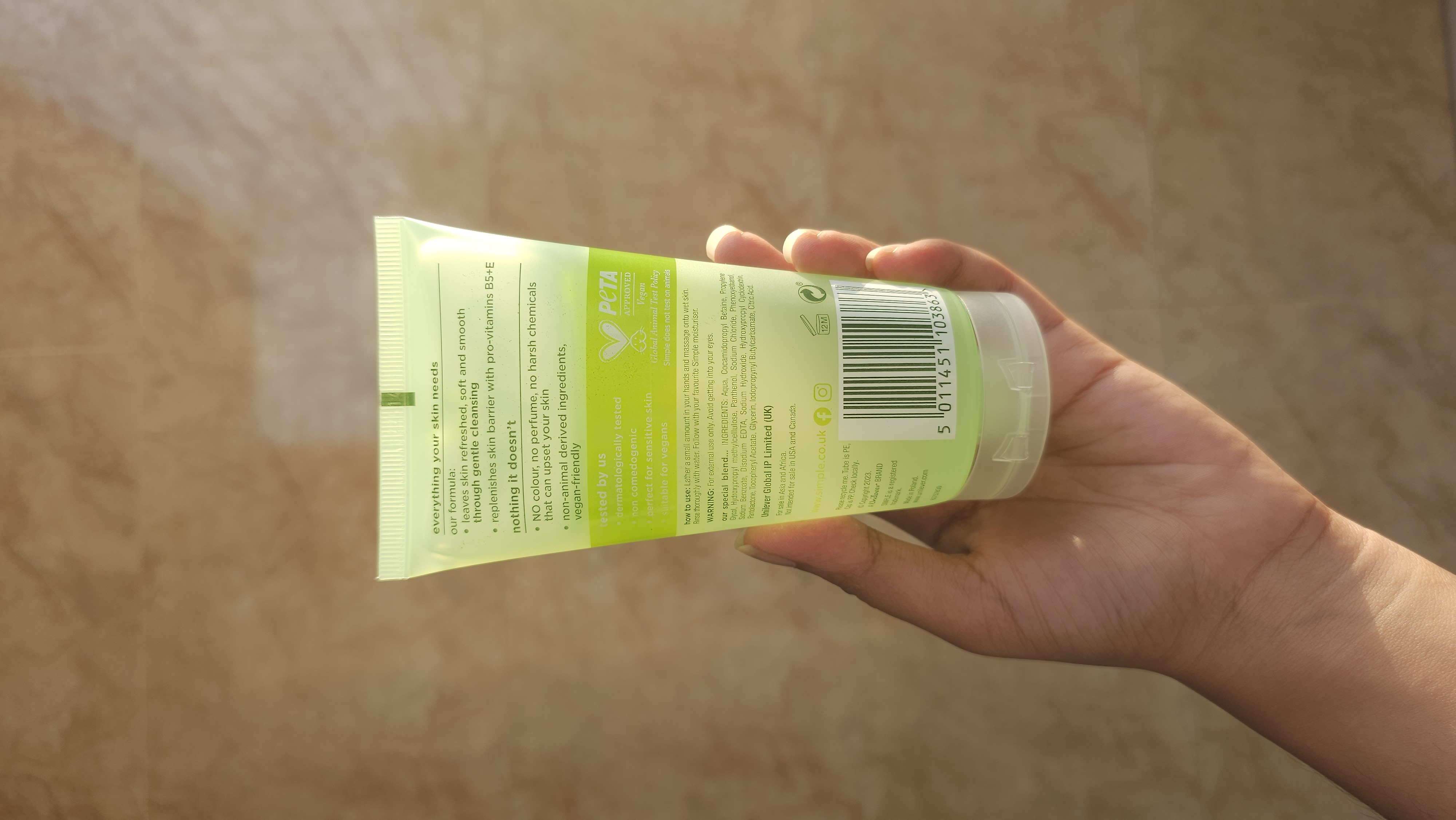 Simple refreshing facial wash (150ml)_img_1