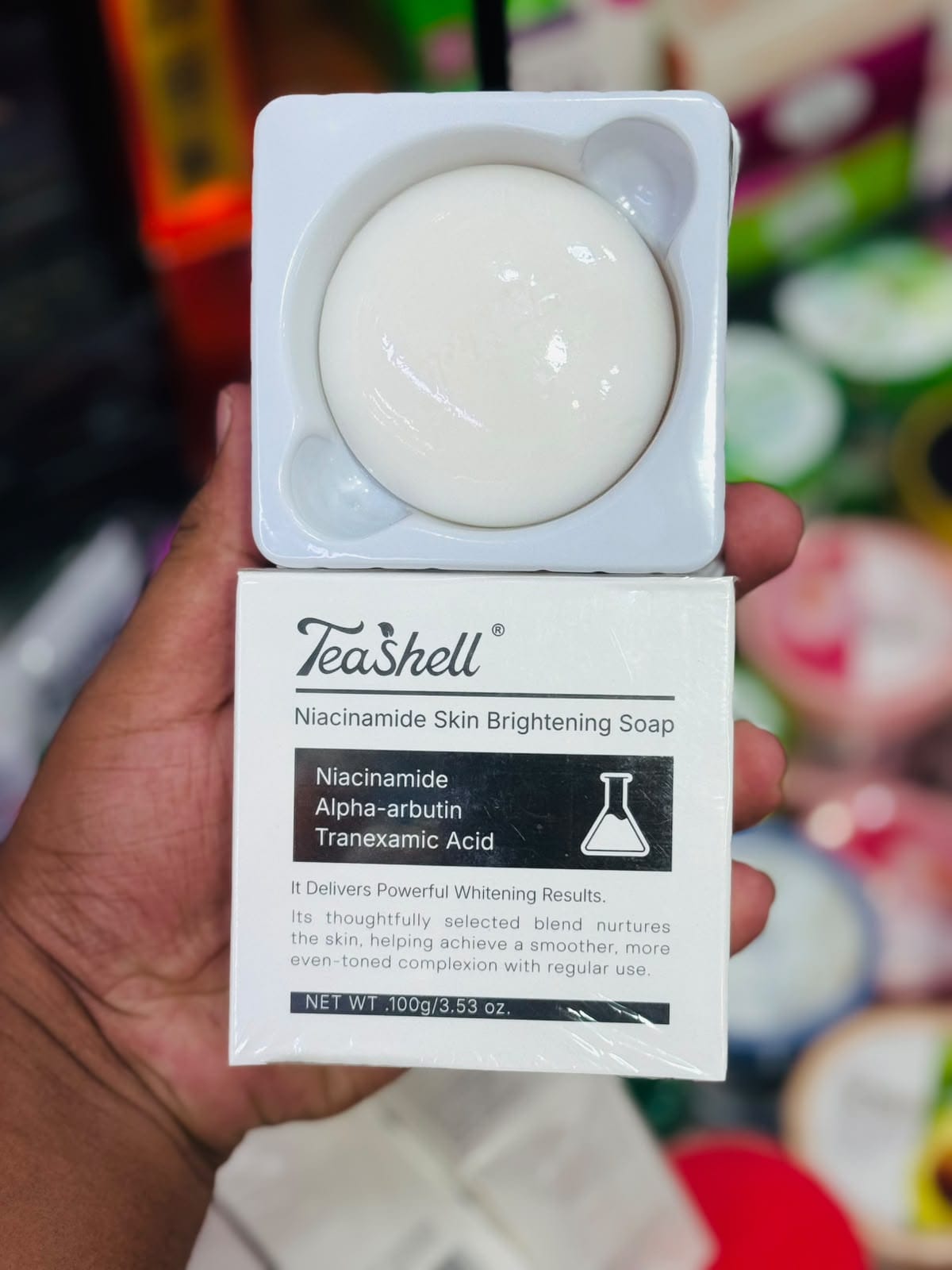 TeaShell Niacinamide Skin Brightening Soap_img_1
