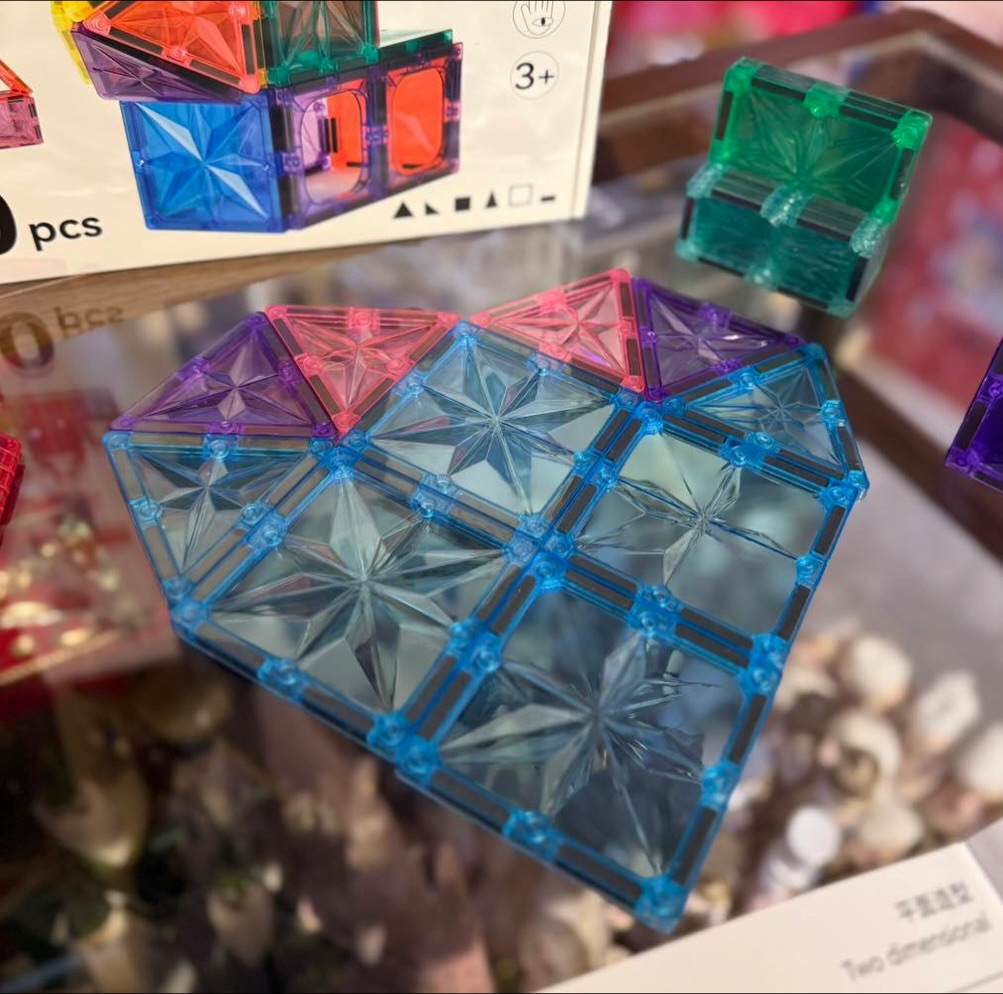 premium Magnetic Tiles 100pcs 50pcs Set_img_2