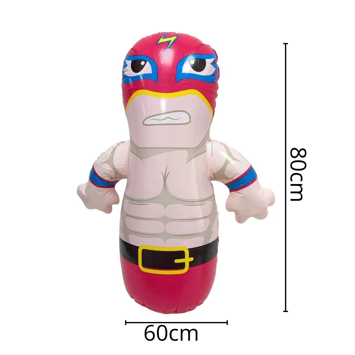 Large Wrestler Inflatable Punching Bag for Kids - Includes Foot Pump_img_9