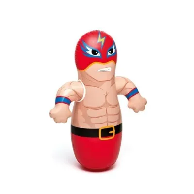 Large Wrestler Inflatable Punching Bag for Kids - Includes Foot Pump_img_8
