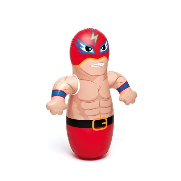 Large Wrestler Inflatable Punching Bag for Kids - Includes Foot Pump_img_8