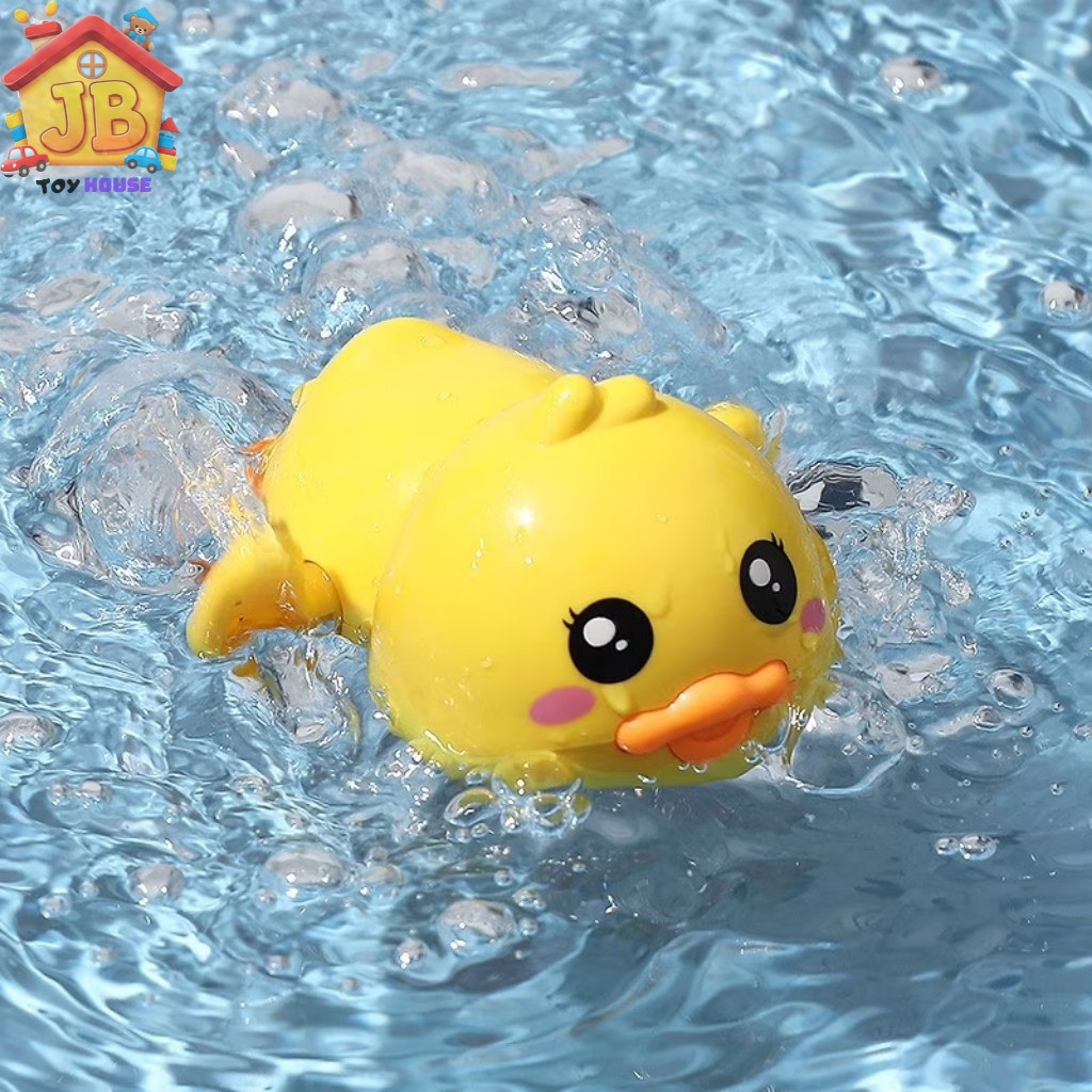 Classic Yellow Duck Bath Toy: Clockwork Swimming Action - Safe, Non-Toxic Floating Toy for Boys & Girls_img_7