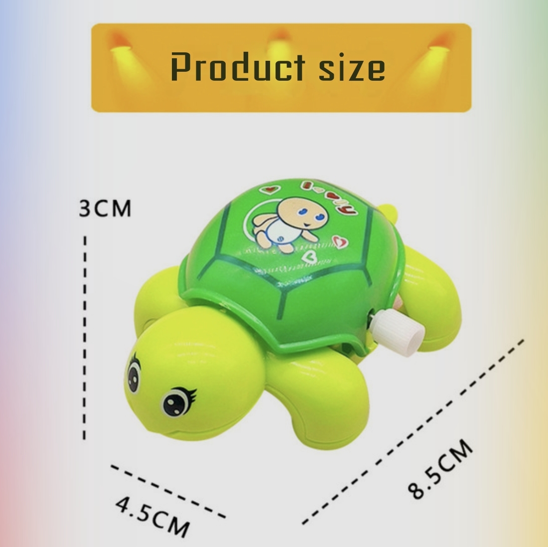 Cute Wind-Up Small Turtle Toy for Kids_img_7