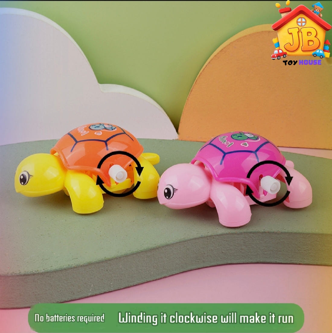 Cute Wind-Up Small Turtle Toy for Kids_img_3