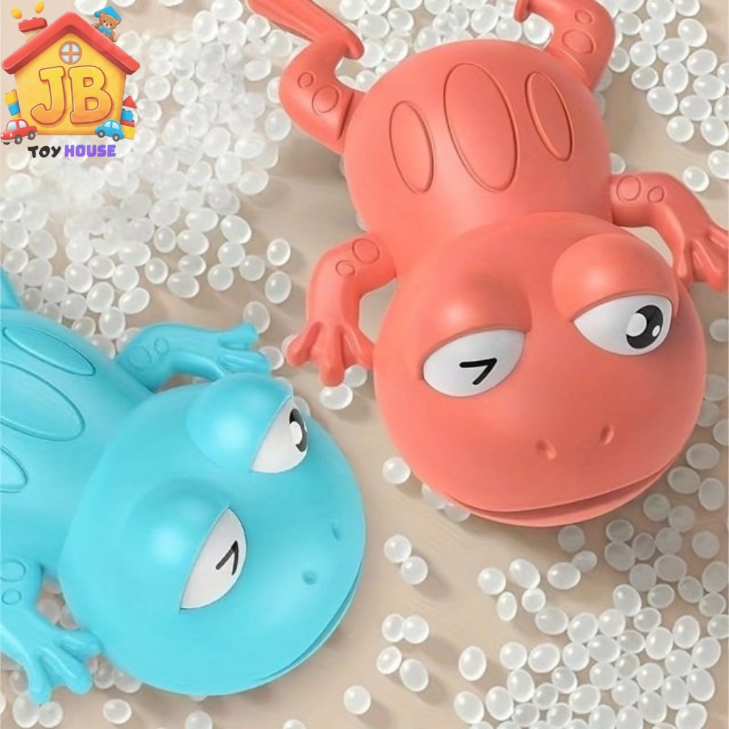 Cute Wind-Up Swimming Frog Bath Toy - Fun Battery-Free Water Play Toy for Babies & Toddlers_img_4