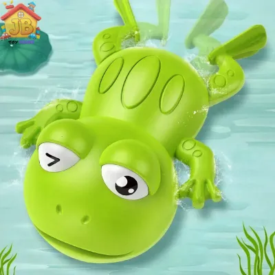 Cute Wind-Up Swimming Frog Bath Toy - Fun Battery-Free Water Play Toy for Babies & Toddlers_img_6