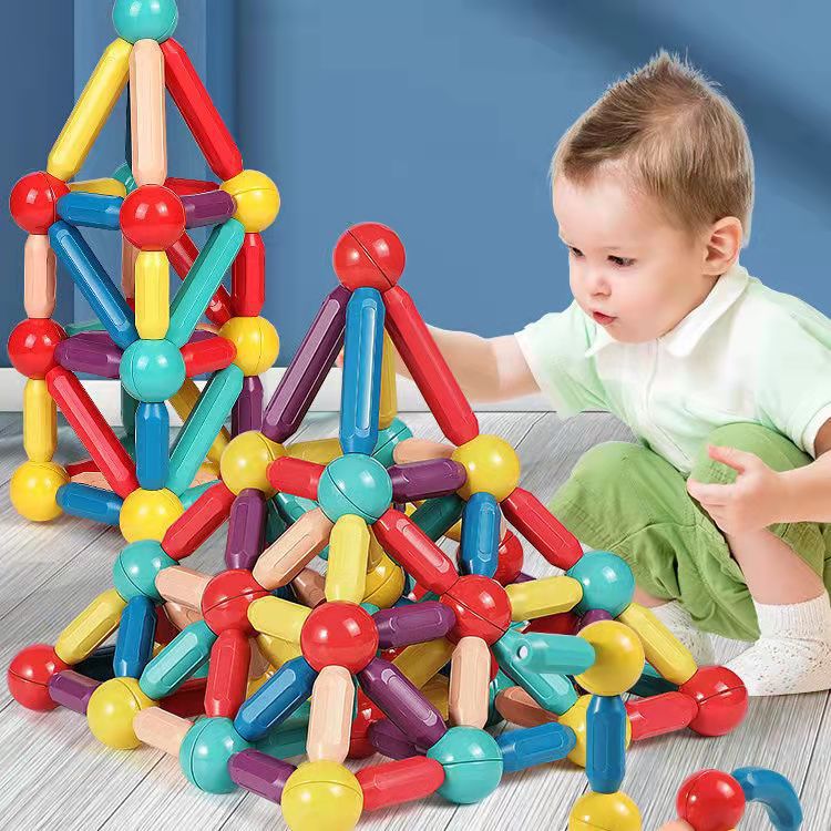 Magnetic Sticks and Balls Building Blocks Toy Set_img_3