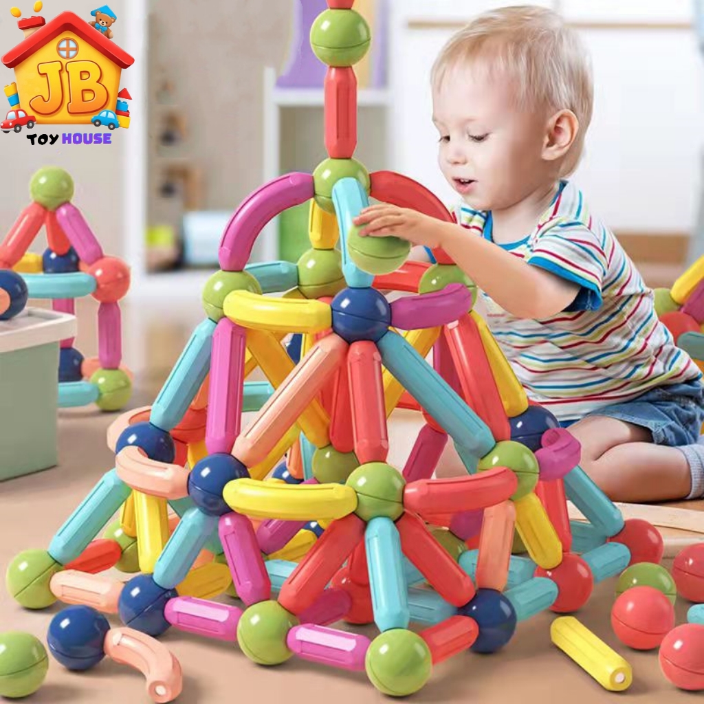 Magnetic Sticks and Balls Building Blocks Toy Set_img_1