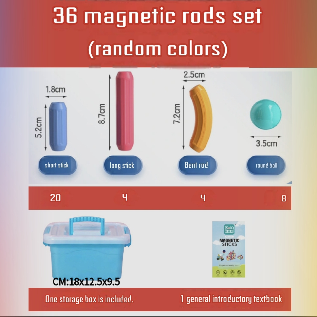Magnetic Sticks and Balls Building Blocks Toy Set_img_6