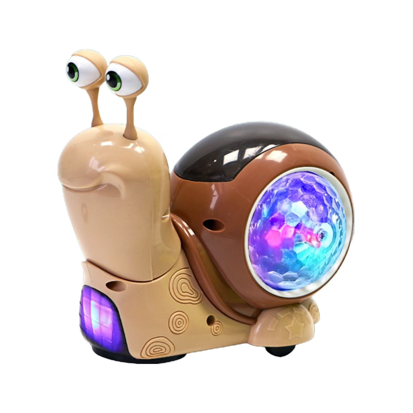 Musical Crawling Snail Toy – Interactive Sensory Light-Up Toy for Babies & Toddlers