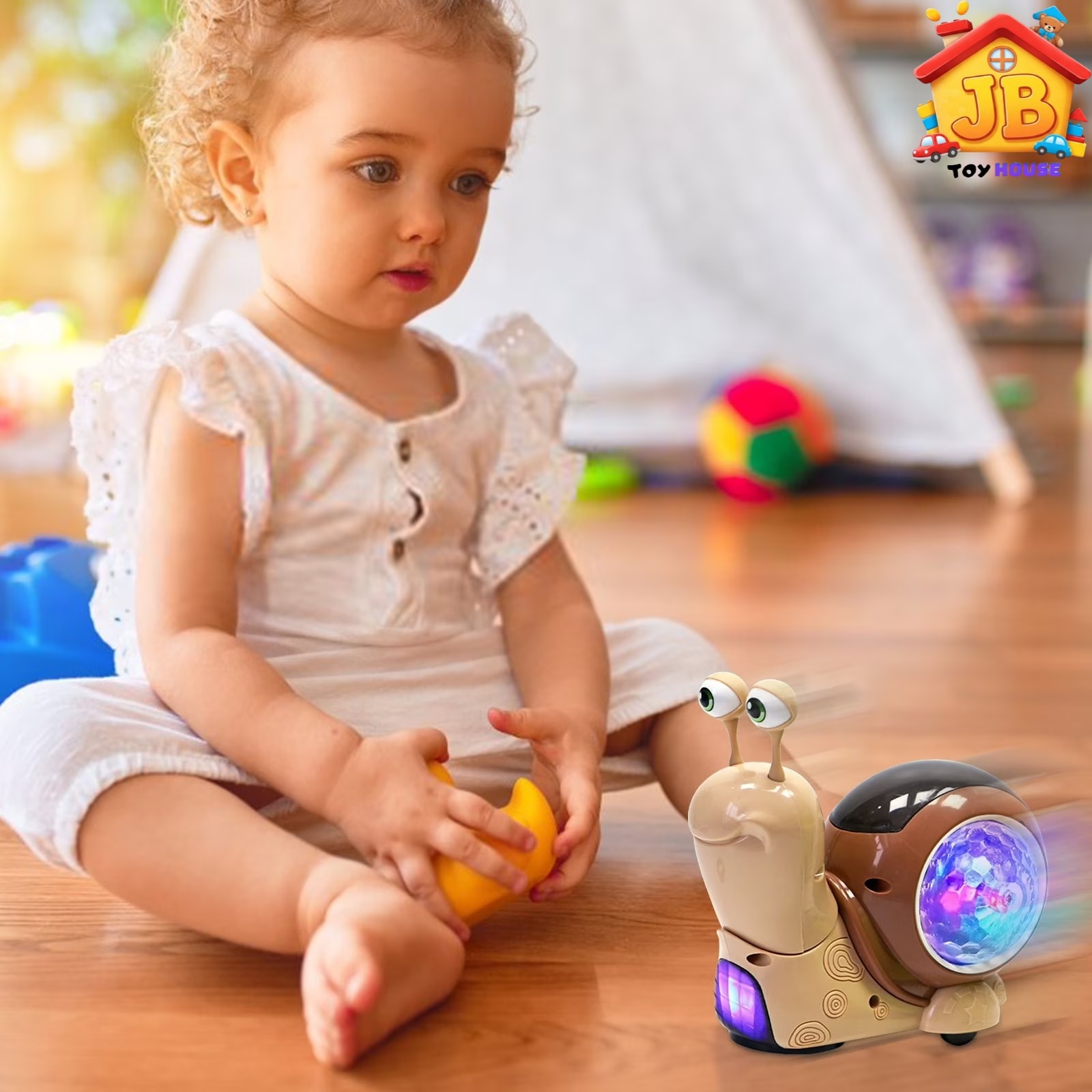 Musical Crawling Snail Toy – Interactive Sensory Light-Up Toy for Babies & Toddlers_img_2