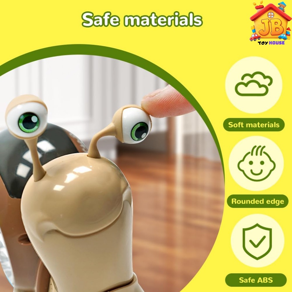 Musical Crawling Snail Toy – Interactive Sensory Light-Up Toy for Babies & Toddlers_img_6