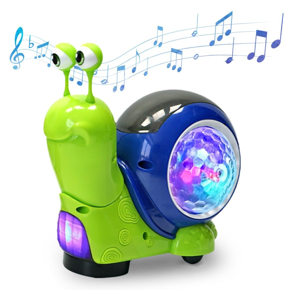 Musical Crawling Snail Toy – Interactive Sensory Light-Up Toy for Babies & Toddlers_img_12