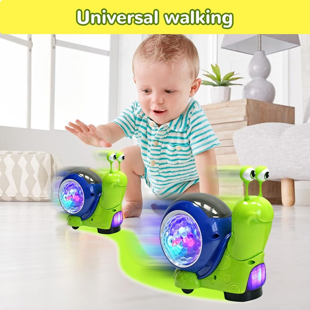 Musical Crawling Snail Toy – Interactive Sensory Light-Up Toy for Babies & Toddlers_img_4
