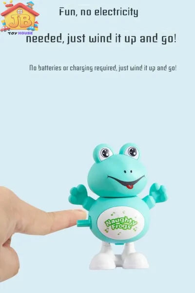 Premium Naughty Jumping Frog – Classic Battery-Free Clockwork Fun for Kids_img_6